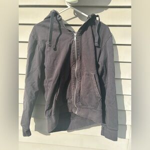 Celio Black zipped hoodie